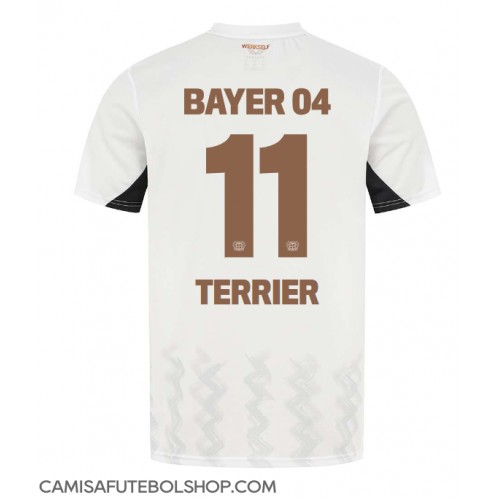 Camisa de time de futebol Bayer Leverkusen Martin Terrier #11 Replicas 2º Equipamento 2024-25 Manga Curta